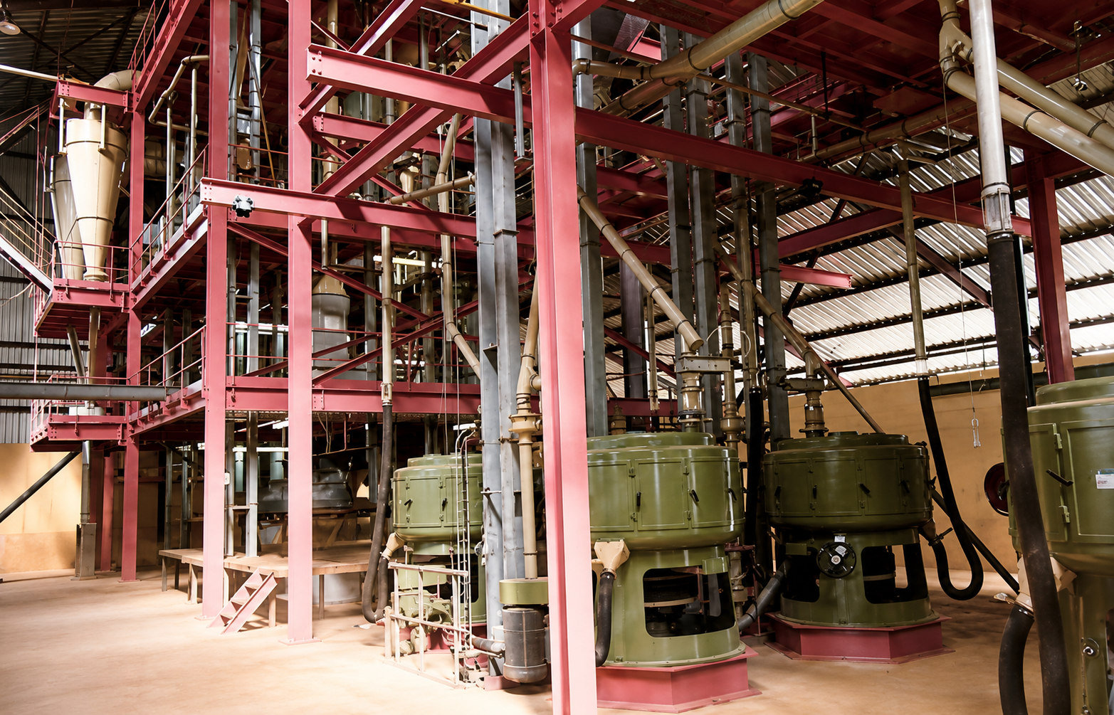 Steel structure and process equipment